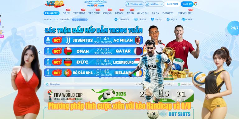 Phương pháp tính cược xiên với kèo Handicap và O/U